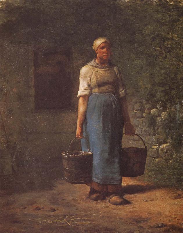 Jean Francois Millet Woman carry the water china oil painting image